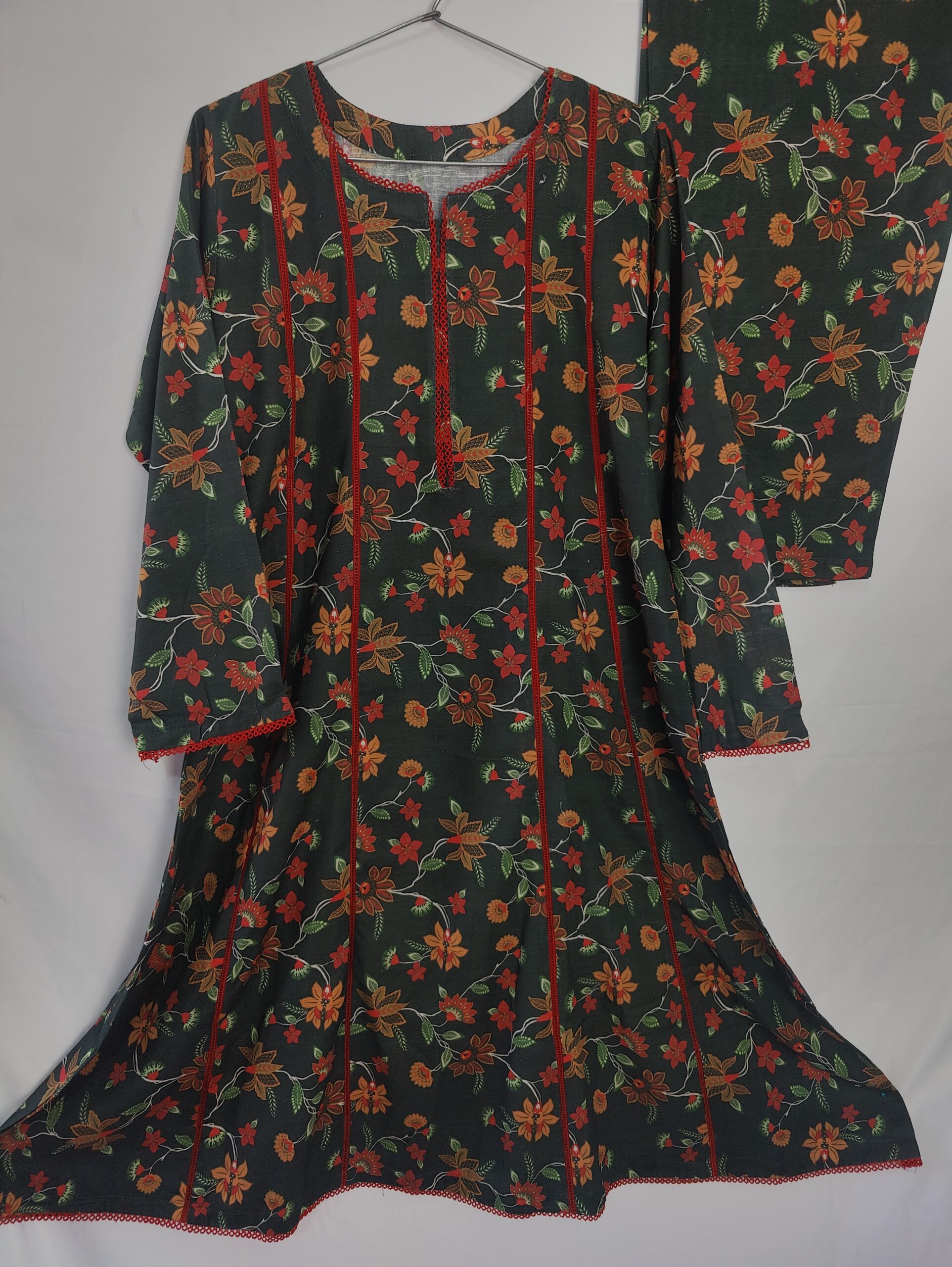 khaddar-pannel-frock-style-2-pcs-dress